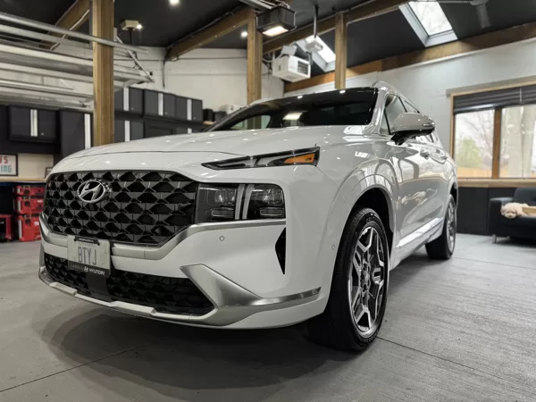 Hyundai Sante Fe - White